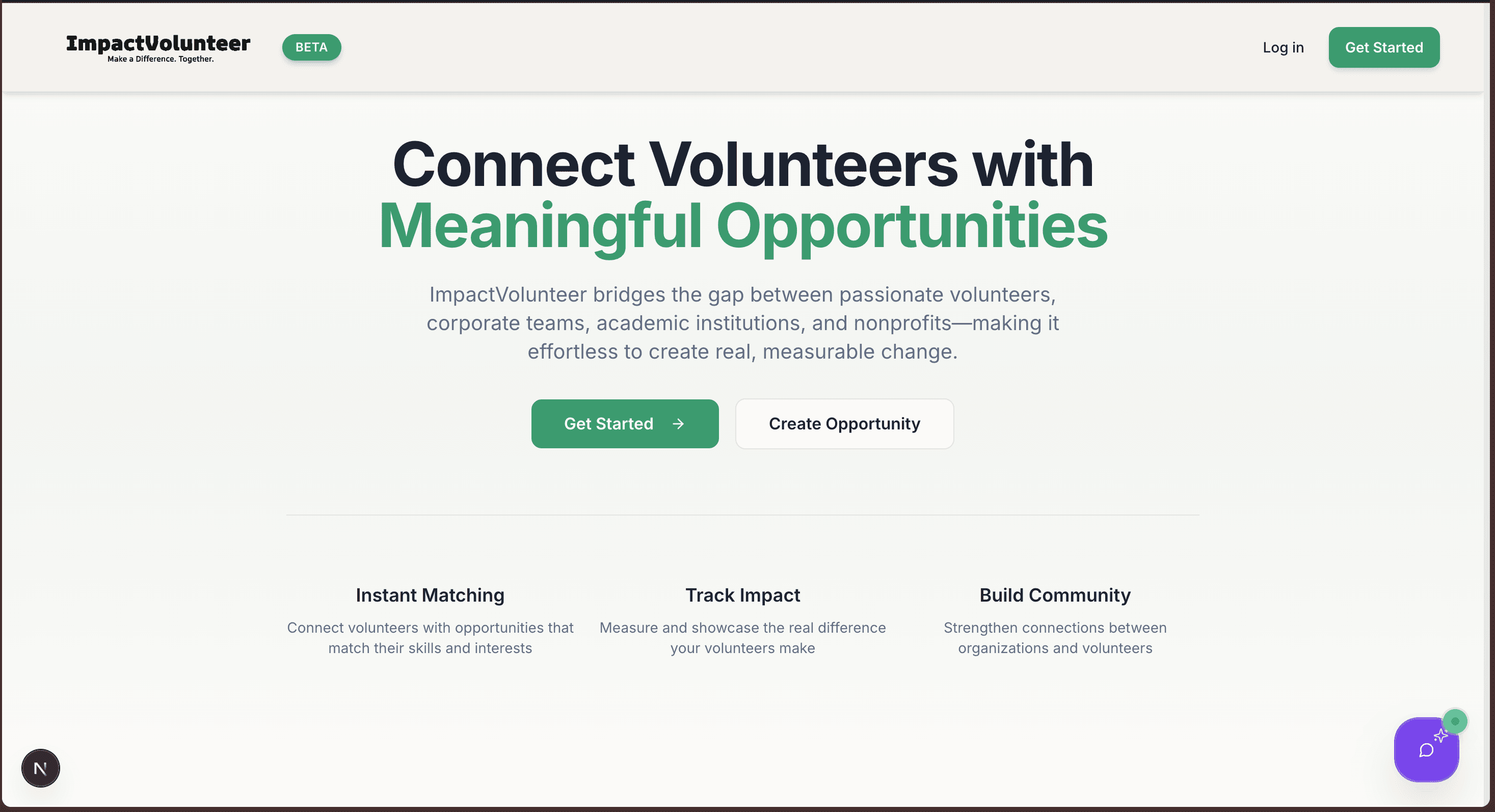 Impact Volunteer project cover